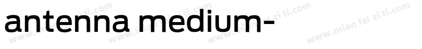 antenna medium字体转换